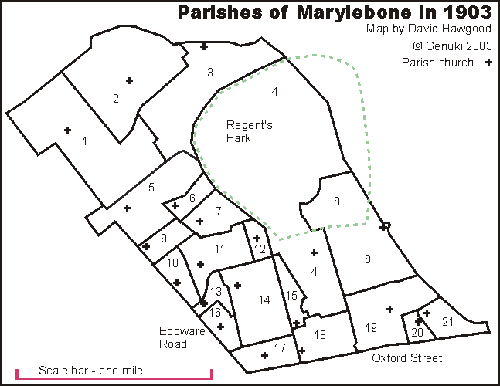 Map Of Marylebone 